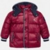 Bunda na zimu s odnímatelnou kapucí pro chlapce Mayoral 4442-70 Červená řepa