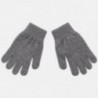 Rukavice s pěti prsty hladké pro chlapce Mayoral 10687-47 Anthracite