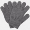 Rukavice s pěti prsty hladké pro chlapce Mayoral 10687-47 Anthracite