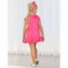 Formální saténové šaty s volánkami pro dívku Abel & Lula 5036-4 Pink