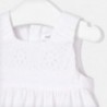 Mayoral 1827-10 Dívčí bílé šaty