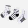 Mayoral 9015-66 Sada 3 párů chlapeckých ponožek černá