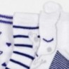 Mayoral 9015-68 Sada 3 párů dětských ponožek námořnická modrá