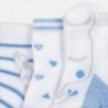 Mayoral 9015-67 Sada 3 párů dětských ponožek modrá