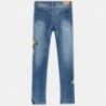 Mayoral 6503-70 Dlouhé džíny kalhoty pro dívky modrý
