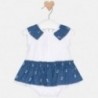 Mayoral 1803-90 Pajacyk sukně pro dívky modrá barva