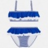 Mayoral 3711-44 Bikini pruhovaný pro děti modrý