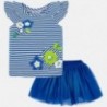 Mayoral 3960-48 Sada halenka a sukně pro dívky modrý