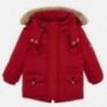 Zimní bunda Parka s kapucí pro chlapce Mayoral 2450-48 Červená