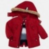 Zimní bunda Parka s kapucí pro chlapce Mayoral 2450-48 Červená