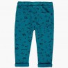 Spodnie dresowe bawełniane dla chłopca Boboli 318091-9171 niebieski