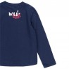 Elastické pletené tričko pro dívky Boboli 408136-2440-S námořnická modrá