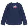 Elastické pletené tričko pro dívky Boboli 408136-2440-M navy blue