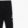 Elastyczne legginsy bawełniane dla dziewczynki Boboli 428071-890-S czarny