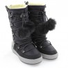 Dívčí sněhové boty GEOX J949SB-0FU50-C9999 černé