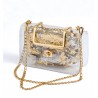 Dvojitá kabelka iDO s dětským pásem pro dívku K191-1154 zlato