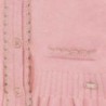 Pletený svetr s volánkami pro dívku Mayoral 2315-36 růžový