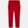 Dlouhé kalhoty pro dívky Mayoral 4501-37 červená