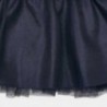 Lesklá semišová sukně pro dívky Mayoral 4904-56 granát