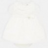Elegantní šaty pro dívky Mayoral 1870-72 Cream