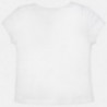 Tričko s krátkým rukávem pro dívky Mayoral 854-92 bílá