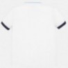 Polo tričko na stojatém límci pro chlapce Mayoral 1144-16 bílá