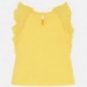 Gázové tričko holčičí Mayoral 3014-23 žlutý