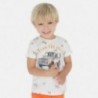 Tričko s krátkými rukávy chlapci Mayoral 3062-83 krém