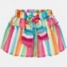 Sukně kalhoty s pruhy pro dívky Mayoral 3281-7 barevné