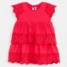 506/5000 Dívčí vyšívací šaty Mayoral 3947-77 červená