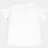 Tričko s krátkým rukávem pro dívky Mayoral 6013-27 bílá