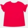 Tričko s krátkým rukávem pro dívky Mayoral 6013-28 červená