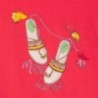 Tričko s krátkým rukávem pro dívky Mayoral 6018-28 červená