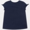 Tričko s krátkým rukávem pro dívky Mayoral 6018-29 granát