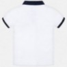 Tričko pólo pre chlapca Mayoral 6136-78 biela