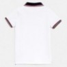 tričko pólo pre chlapca Mayoral 6143-80 biela