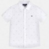 Košile s krátkým rukávem pro chlapce Mayoral 6152-53 Bílá