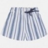 Krátké kalhoty pruhované dívky Mayoral 6256-19 Modrá