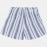 Krátké kalhoty pruhované dívky Mayoral 6256-19 Modrá