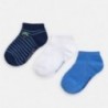 Sada 3 párů ponožek pro chlapce Mayoral 10783-75 modrý