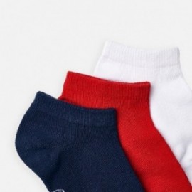 Sada 3 párů ponožek pro chlapce Mayoral 10784-84 červená