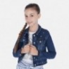 Jeansová bunda holčičí Mayoral 6461-44 granát