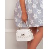 Elegantní ekologická kožená kabelka pro dívku Abel & Lula 5435-71 bílá