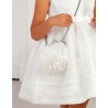 Elegantní taška se střapci pro dívku Abel & Lula 5436-71 bílá