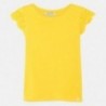 Tričko s výšivkou pro dívku Mayoral 6030-54 žlutý