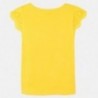 Tričko s výšivkou pro dívku Mayoral 6030-54 žlutý
