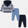 Mikina a dva páry kalhot pro chlapce Mayoral 2844-78 modrý