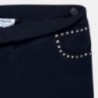 Kalhoty jegginsy s tryskami dívčí Mayoral 7504-77 granát
