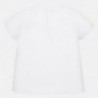 Bavlněné tričko pro dívky Mayoral 105-90 bílá