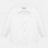 Elegantní lněné tričko pro chlapce Mayoral 117-80 bílá